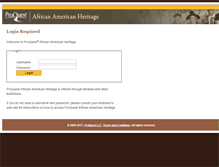Tablet Screenshot of africanamericanheritage.proquest.com